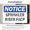Signmission Sprinkler Riser Facp, 10 in W x Rectangle, Vinyl Decal OS-2PACK-NS-D-710-L-18400 - alternate 5